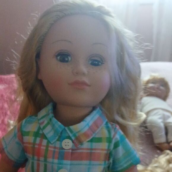 Plaid Dress and Jacket Doll Set - Picture 6 of 7